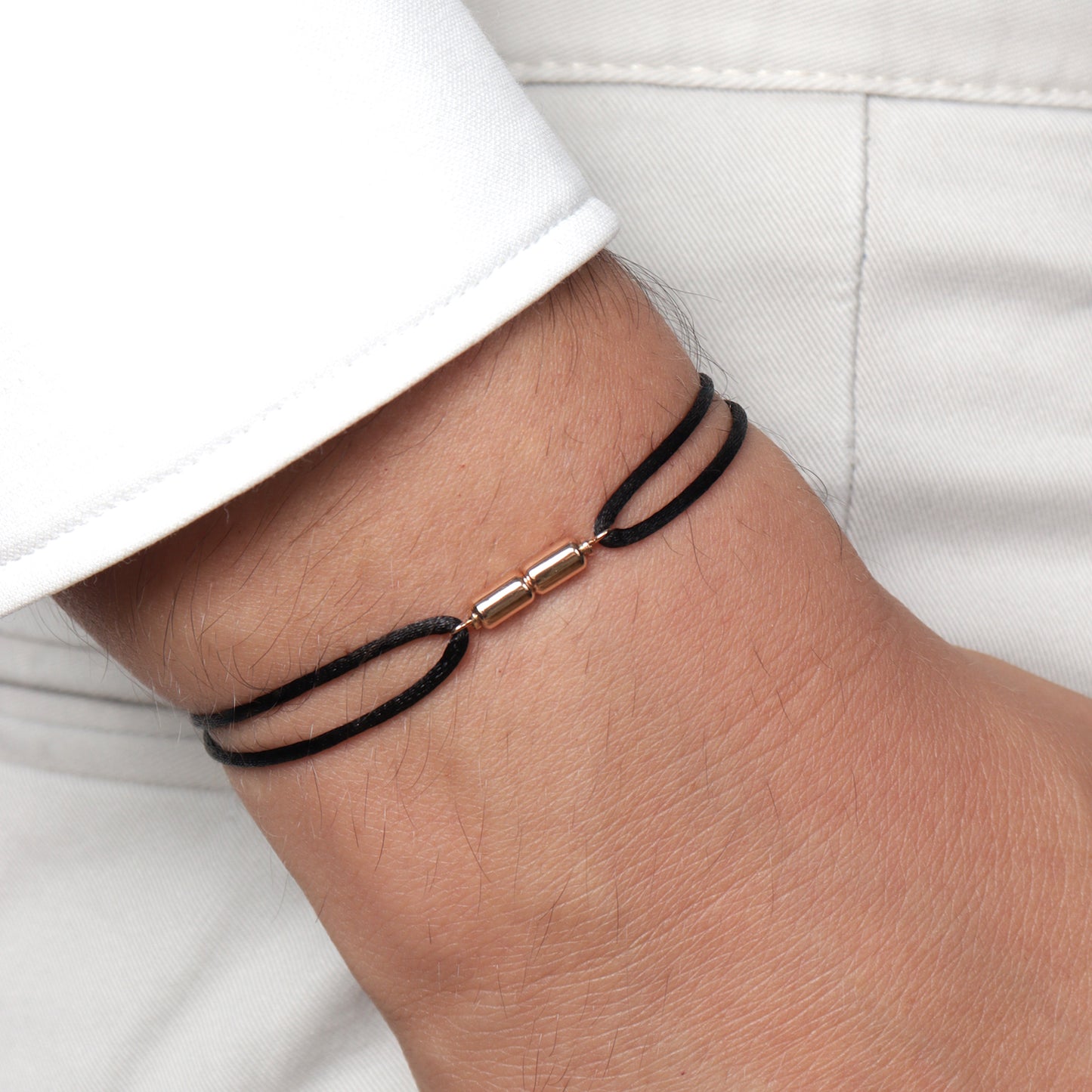 Bracelet N01 sur cordon - petit modèle