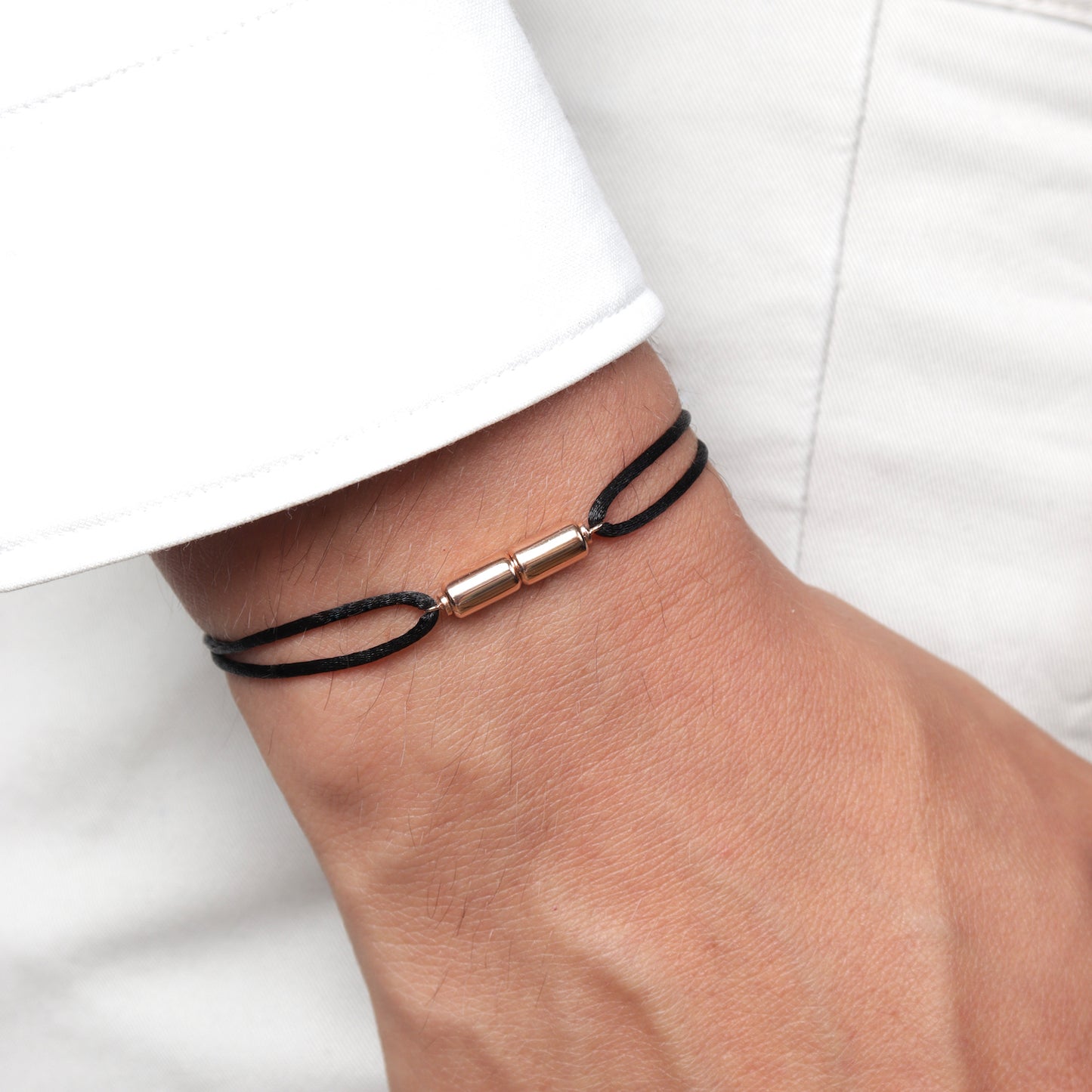 Bracelet N01 sur cordon - grand modèle