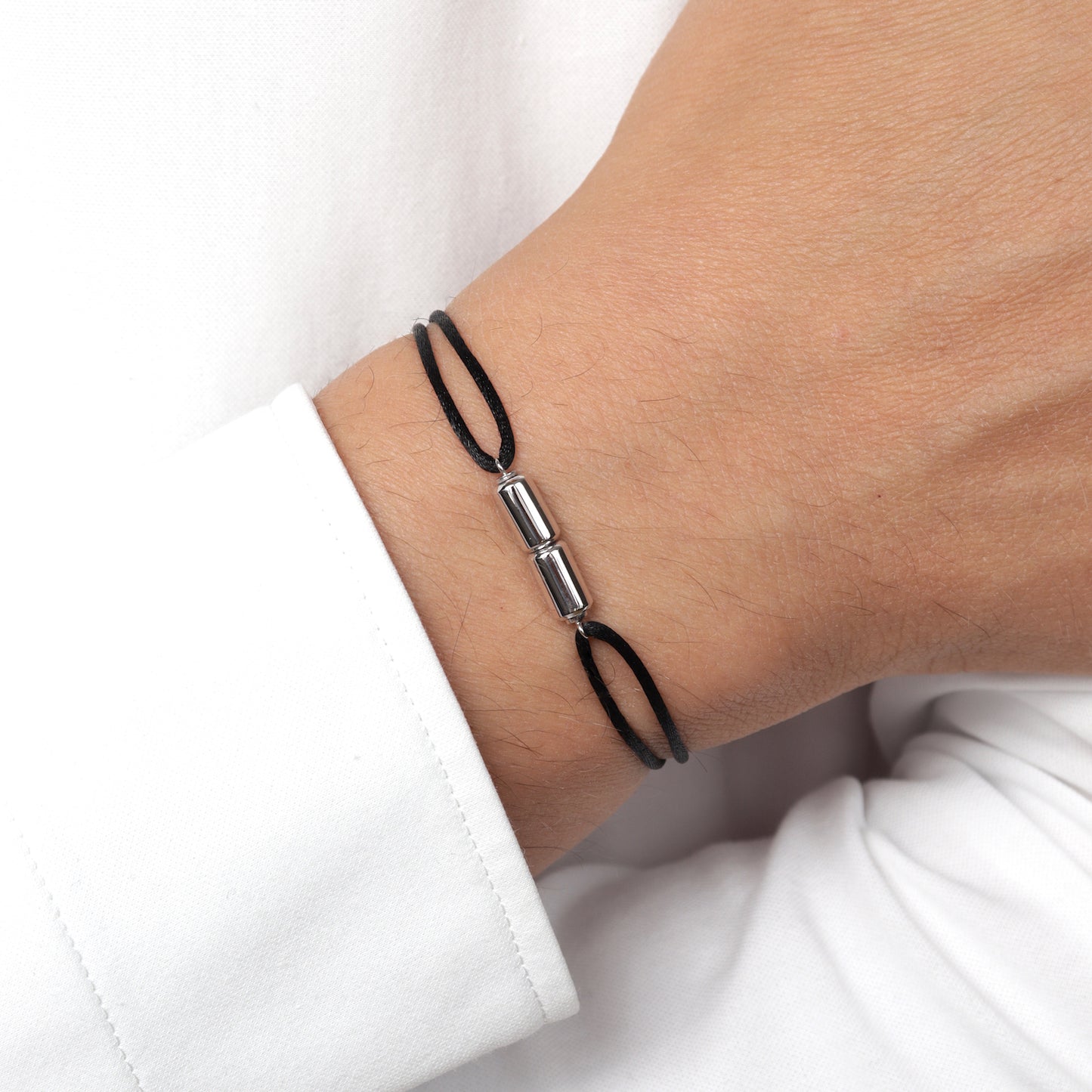 Bracelet N01 sur cordon - grand modèle